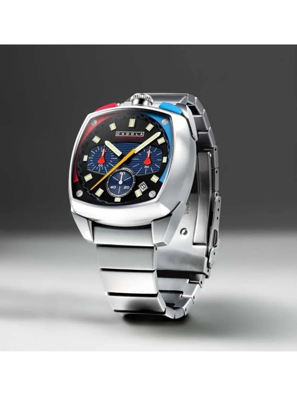 NWT Cadola Taurus Chronograph Quartz Black Dial Men's Watch